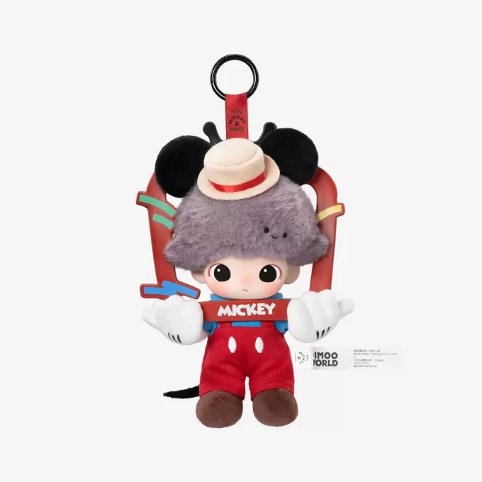 DIMOO WORLD × DISNEY-serien – vinylplysjnøkkelring – blindboks
