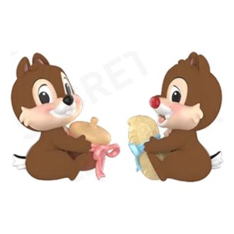 Disney Chip &laquo;N Dale Fun Loving Brother-serien Figurer &laquo;Byttegave&raquo; Hemmelig Utgave