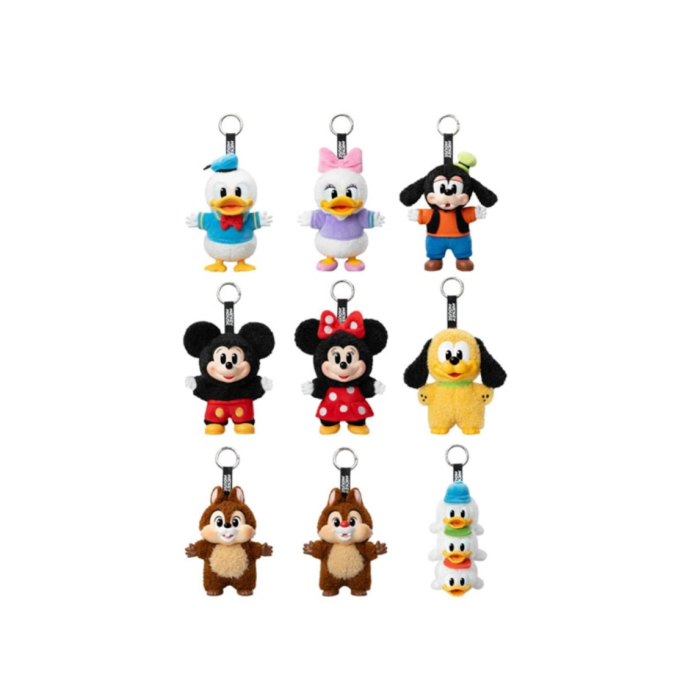 Disney Mikke Mus Familie Sammen Nøkkelring Forseglet Etui (1 Blindboks)