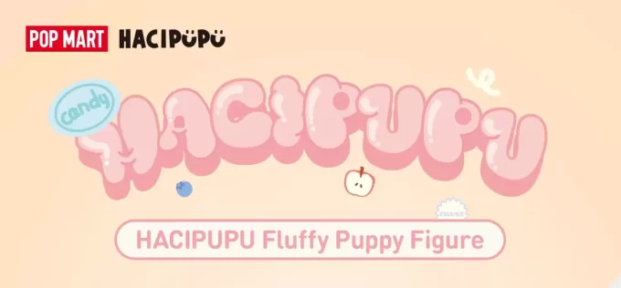 HACIPUPU Fluffy valpefigur