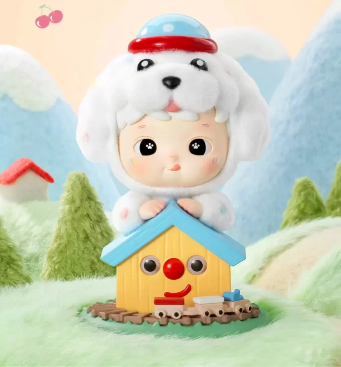 HACIPUPU Fluffy valpefigur