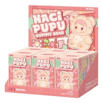 Hacipupu Gummibjørn Vinyl Plysj Anheng Forseglet Etui (6 Blindbokser)