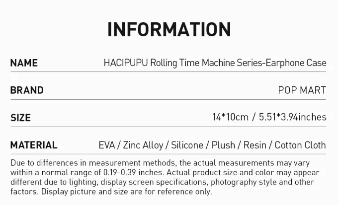 HACIPUPU Rolling Time Machine-serien – øretelefondeksel
