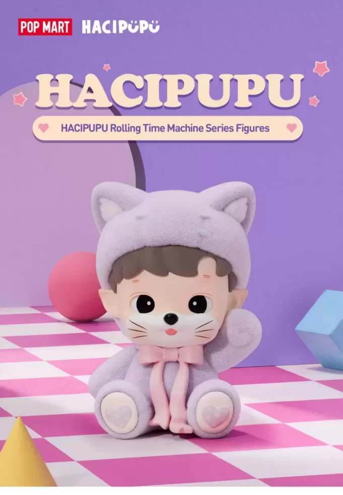 HACIPUPU Rolling Time Machine-seriens figurer
