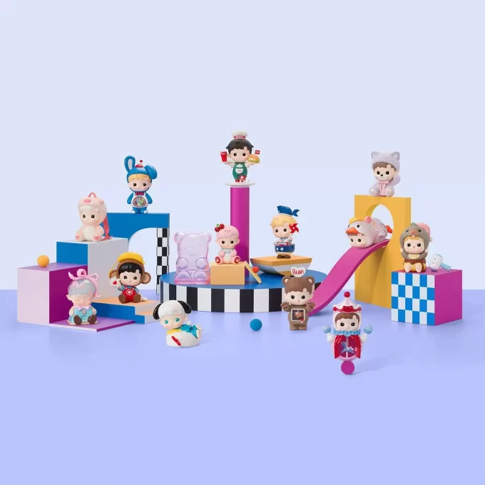 HACIPUPU Rolling Time Machine-seriens figurer