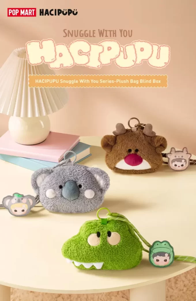 HACIPUPU Snuggle With You-serien – plysjpose, blindboks