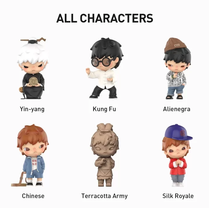 Hirono × CLOT-serien Figurer