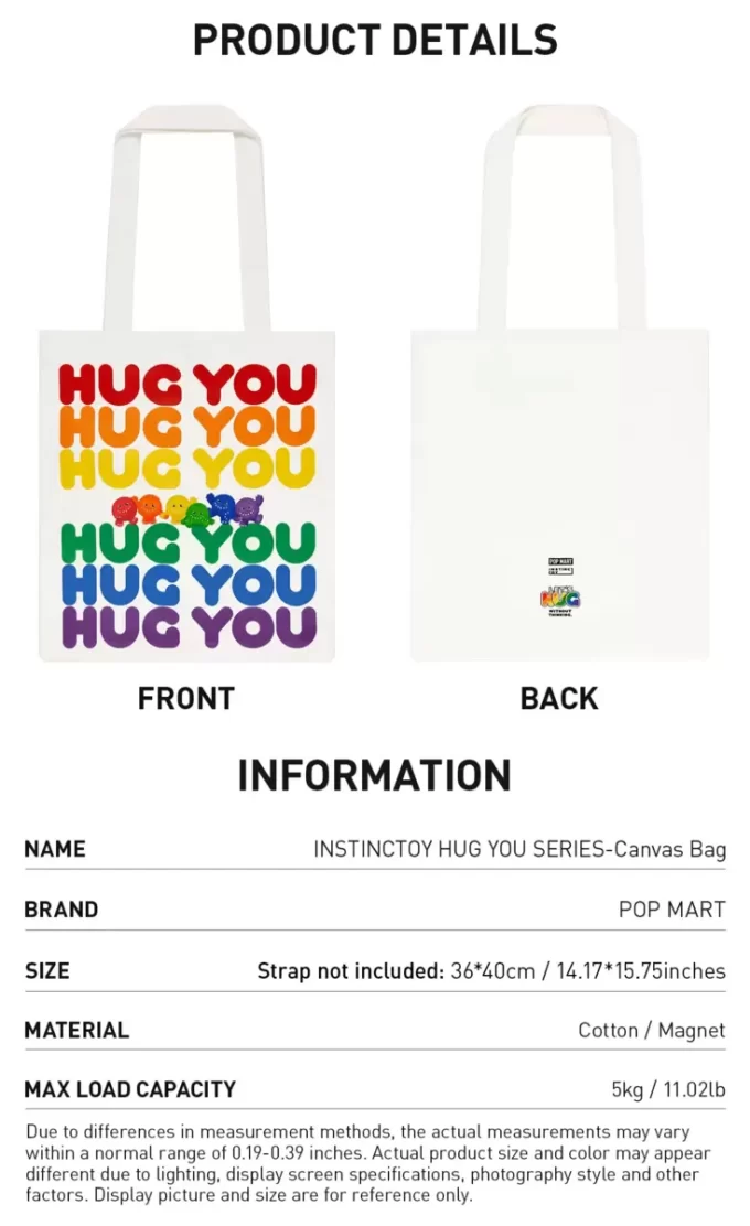INSTINCTOY HUG YOU-SERIEN – Lerretsveske