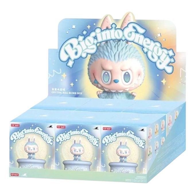 Labubu Big into Energy Krystallkule Forseglet Etui (6 Blindbokser)