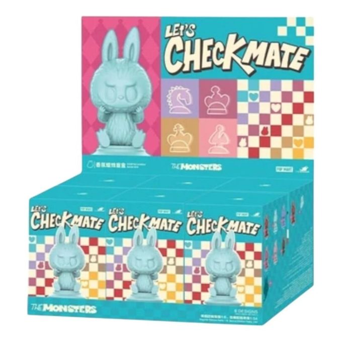 Labubu Let’s Checkmate duftlys i forseglet etui (6 blinde esker)