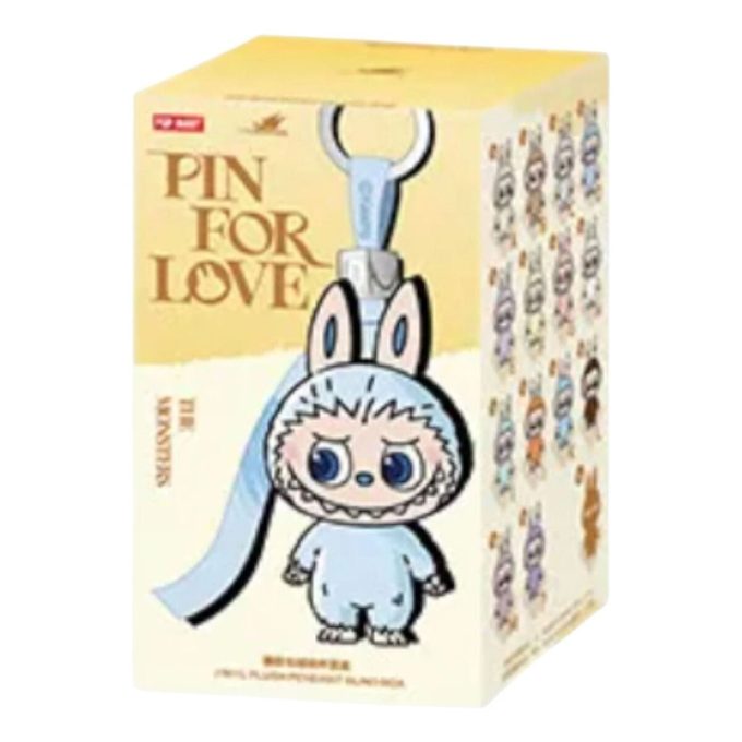 Labubu Pin for Love Plysjanheng Forseglet Etui (A–M) (1 Blindboks)
