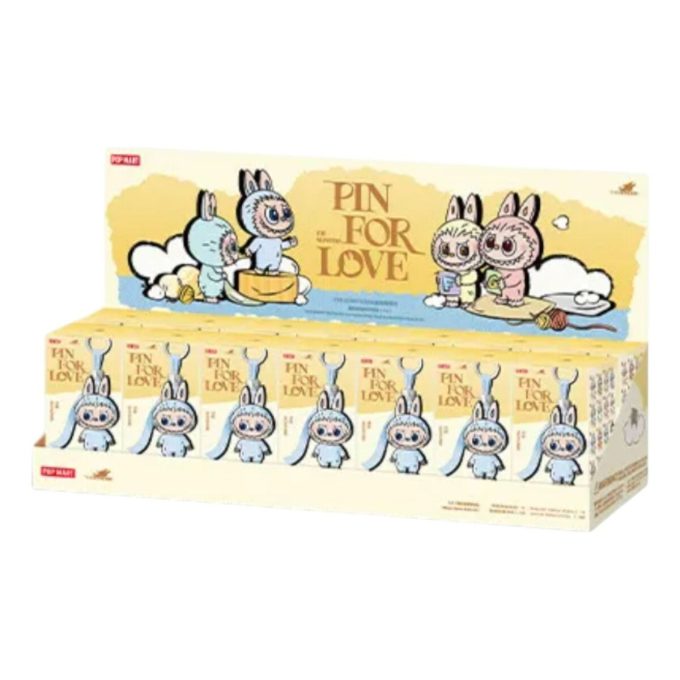 Labubu Pin for Love Plysjanheng Forseglet Etui (A–M) (14 Blindbokser)