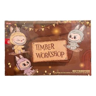 Labubu The Monsters Timber Workshop Playing on the Swing Pendant Pop Land Eksklusivt Forseglet Etui (6 Blindbokser)