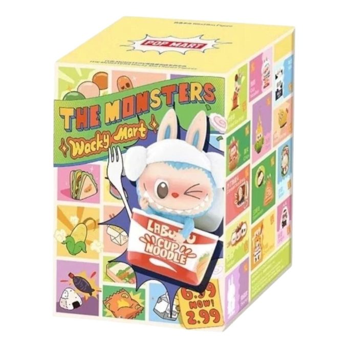 Labubu Wacky Mart-figur i forseglede esker (1 blindboks)