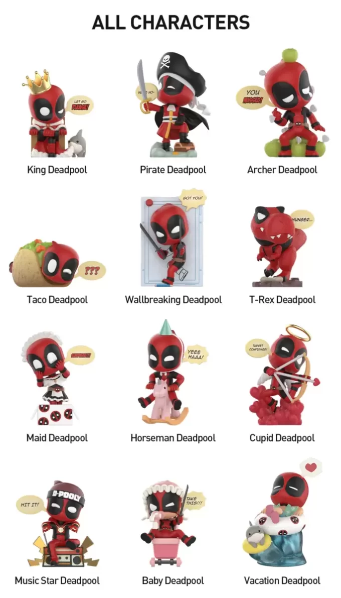Marvel Deadpool-seriens figurer