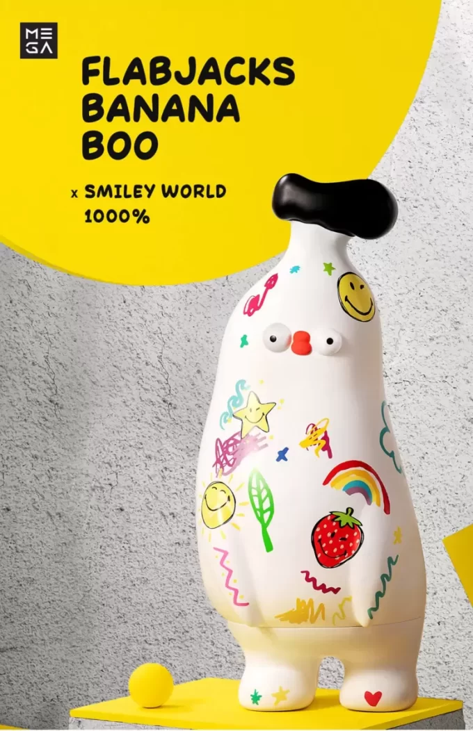 MEGA-KOLLEKSJON 1000 % FLABJACKS Banana Boo × Smiley