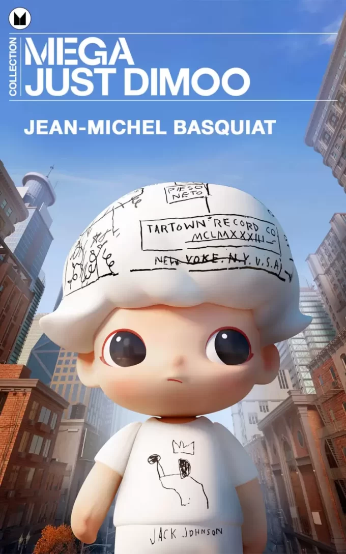 MEGA-KOLLEKSJON 1000 % JUST DIMOO × Jean-Michel Basquiat