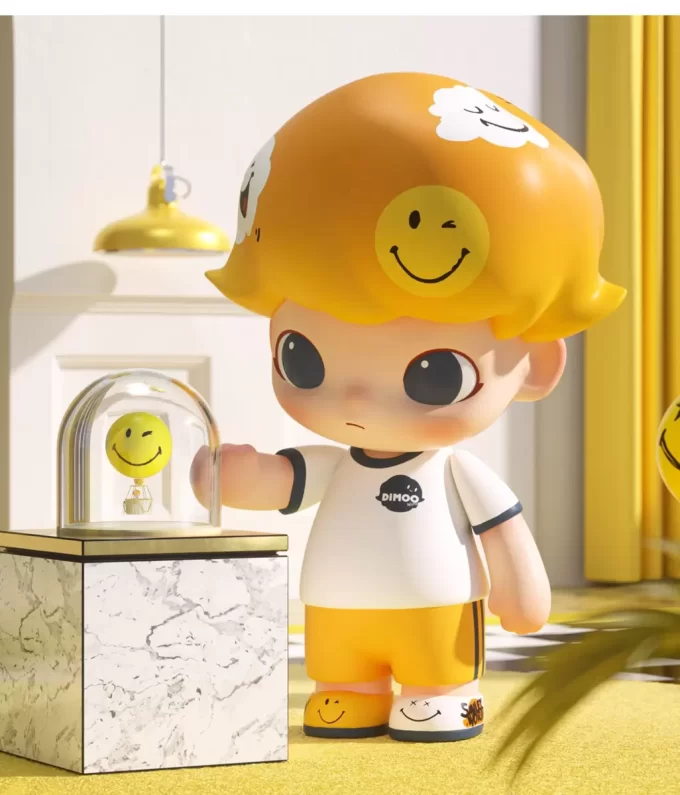 MEGA-KOLLEKSJON 1000 % JUST DIMOO × SmileyWorld