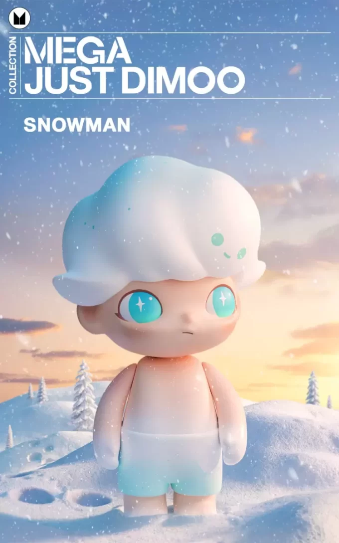 MEGA-KOLLEKSJON 1000 % JUST DIMOO Snømann