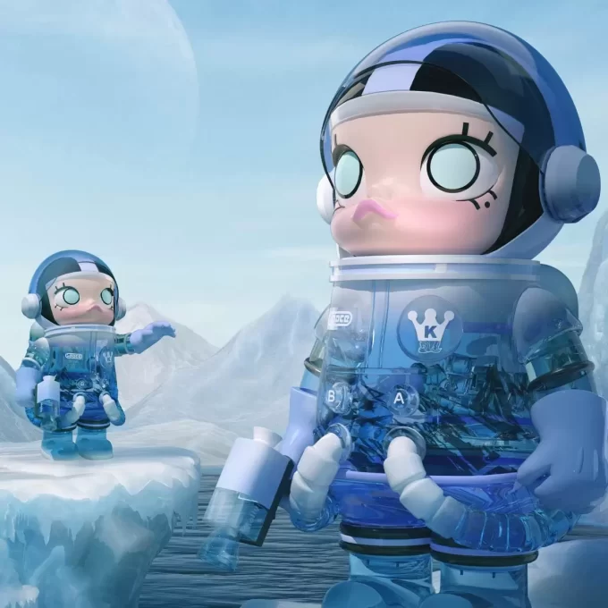 MEGA-KOLLEKSJON 1000 % SPACE MOLLY Glacier