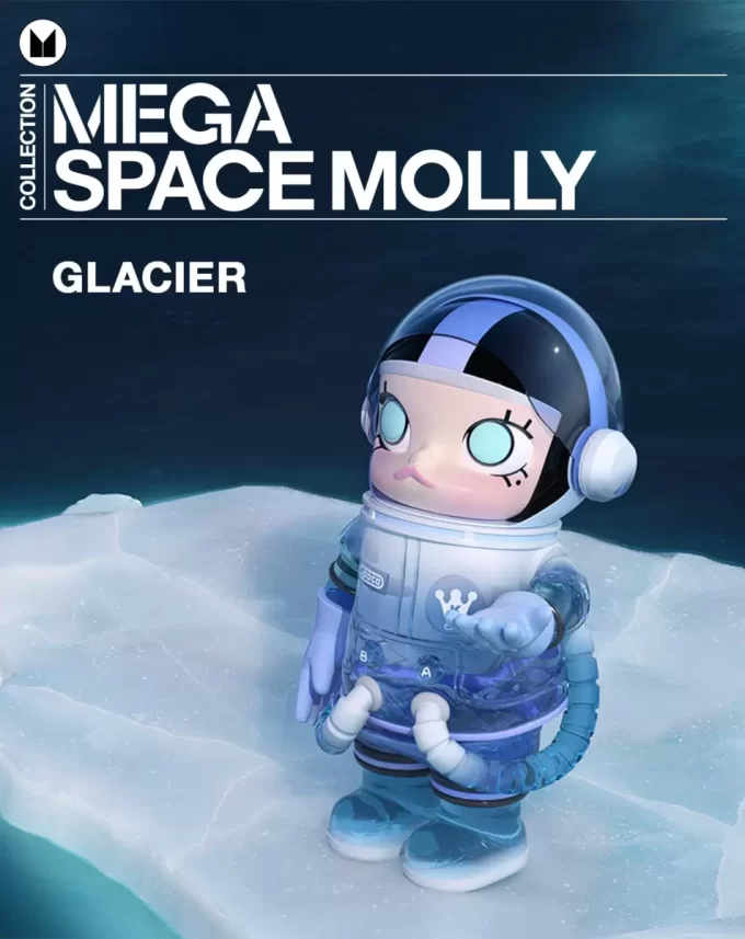 MEGA-KOLLEKSJON 1000 % SPACE MOLLY Glacier