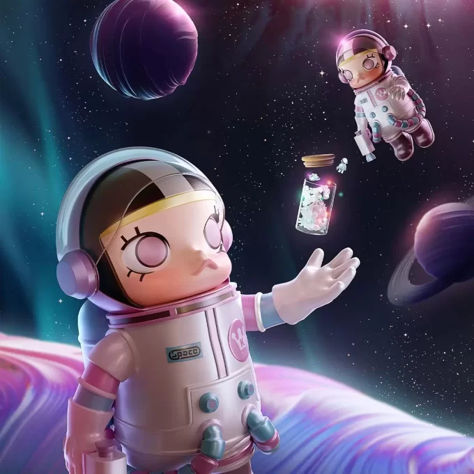MEGA-KOLLEKSJON 1000 % SPACE MOLLY-godteri