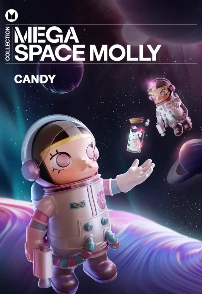 MEGA-KOLLEKSJON 1000 % SPACE MOLLY-godteri