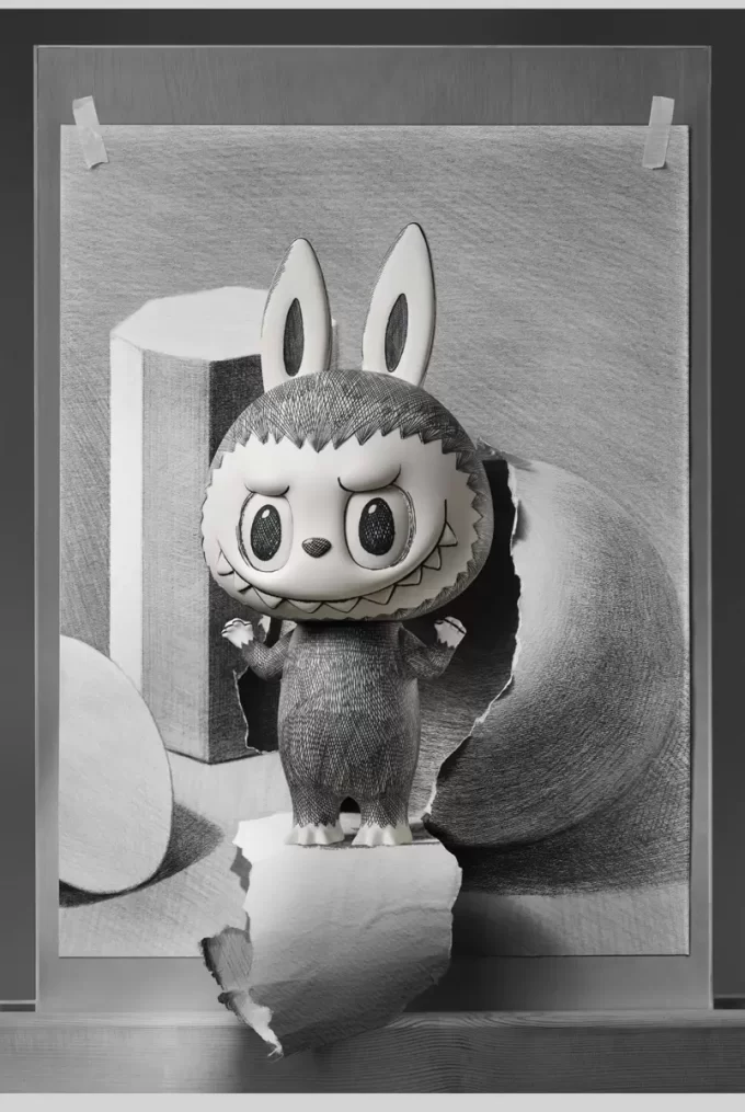 MEGA LABUBU 1000 % skisse