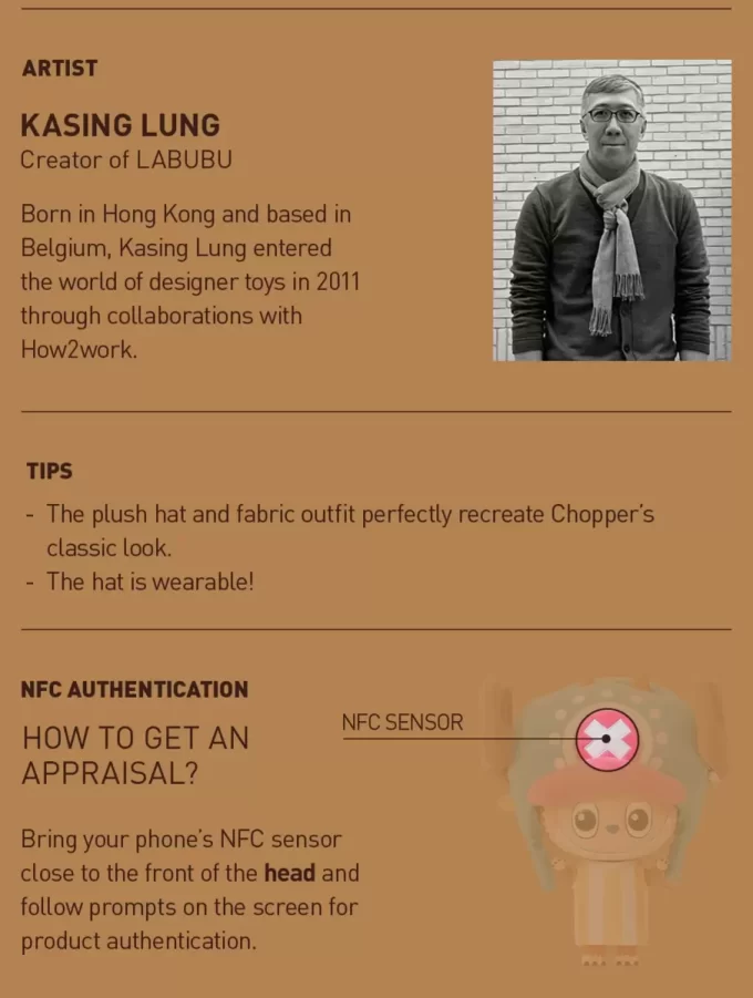 MEGA LABUBU 1000 % TONY TONY CHOPPER