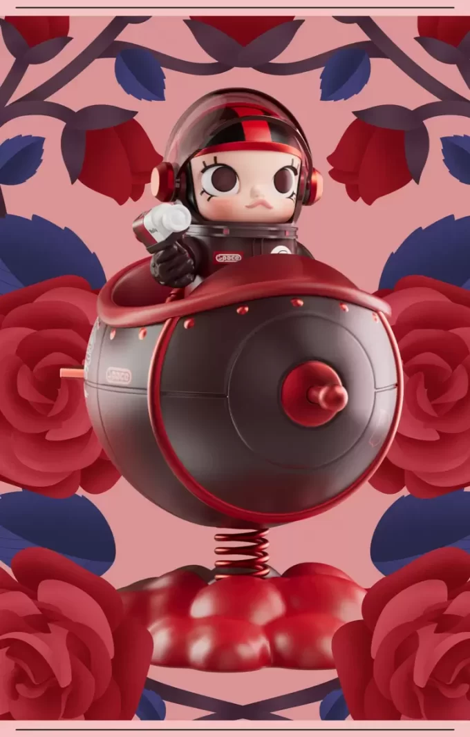 MEGA SPACE MOLLY 100% Blooming-serien – Rose