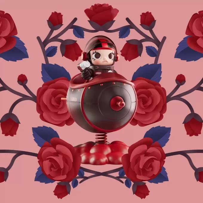 MEGA SPACE MOLLY 100% Blooming-serien – Rose
