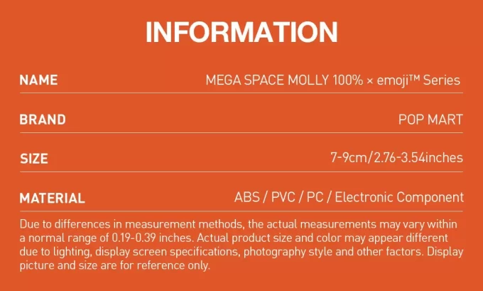 MEGA SPACE MOLLY 100 % × Emoji™-serien