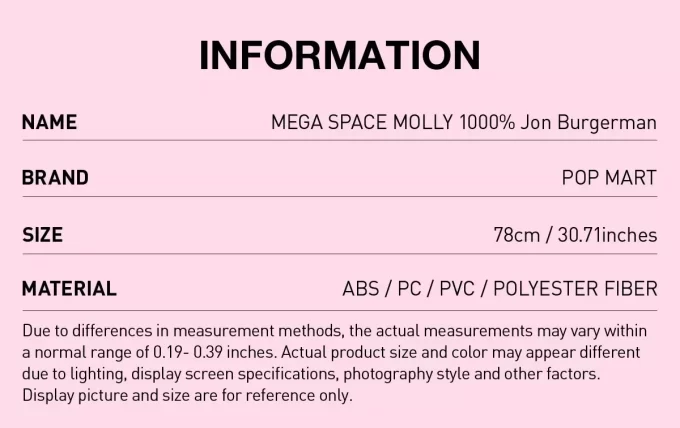 MEGA SPACE MOLLY 1000 % Jon Burgerman