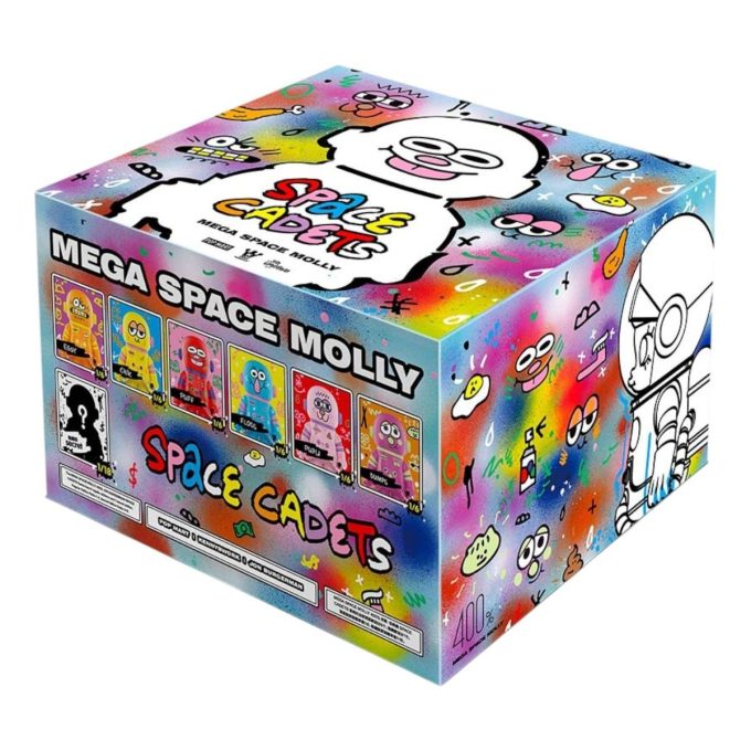 Mega Space Molly 400 % Jon Burgerman Space Cadets Forseglede Etuier (6 Blindbokser)