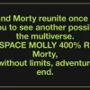 MEGA SPACE MOLLY 400% Rick and Morty
