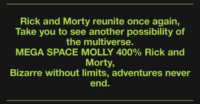 MEGA SPACE MOLLY 400% Rick and Morty