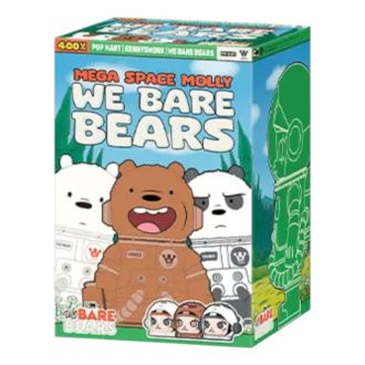 Mega Space Molly 400% We Bare Bears forseglet etui (1 blindboks)