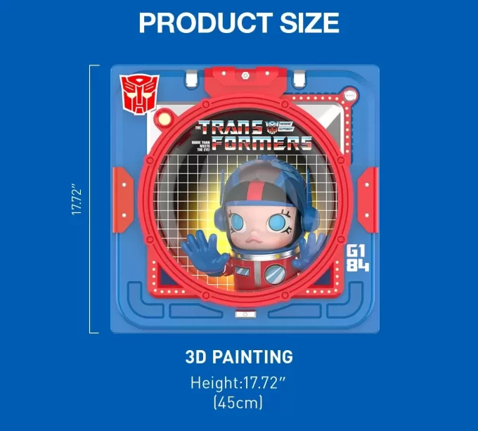 MEGA SPACE MOLLY Optimus Prime《I ROMMET》3D-maleri