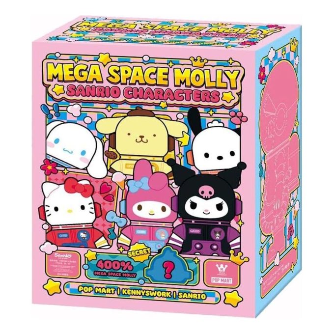 Mega Space Molly Sanrio-figurer 400 % forseglet etui (1 blindboks)