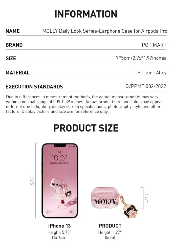 MOLLY Daily Look-serien – øretelefondeksel til Airpods Pro