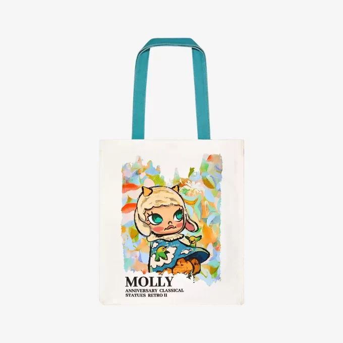 MOLLY jubileumsstatue klassisk retro 2-serie – lerretsveske