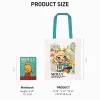 MOLLY jubileumsstatue klassisk retro 2-serie – lerretsveske