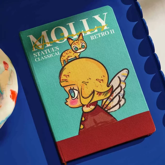 MOLLY jubileumsstatue klassisk retro 2-serie – notatbok