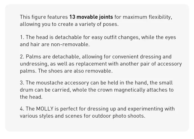 MOLLY Nøtteknekkeren actionfigur