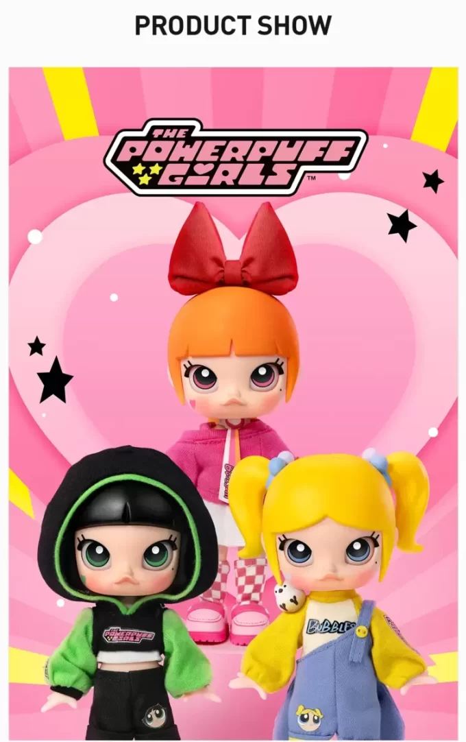 MOLLY × Powerpuff-jentene-serien actionfigur