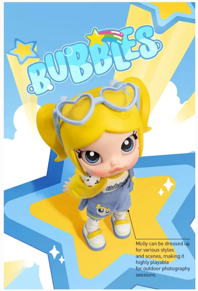 MOLLY × Powerpuff-jentene-serien actionfigur