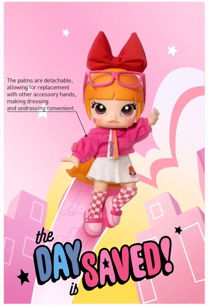 MOLLY × Powerpuff-jentene-serien actionfigur
