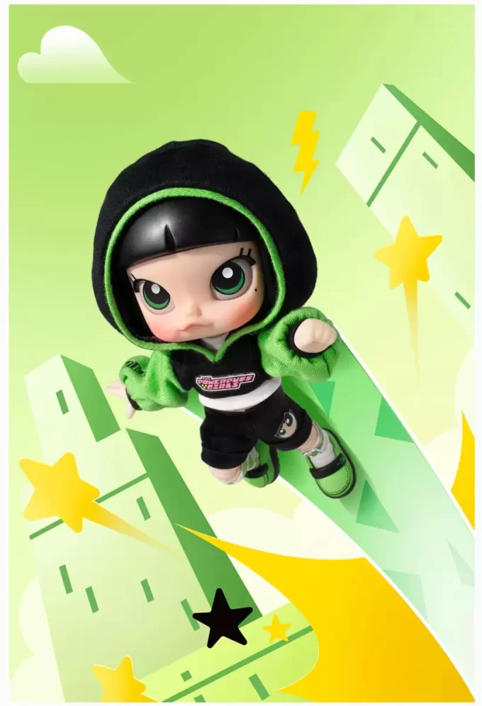 MOLLY × Powerpuff-jentene-serien actionfigur