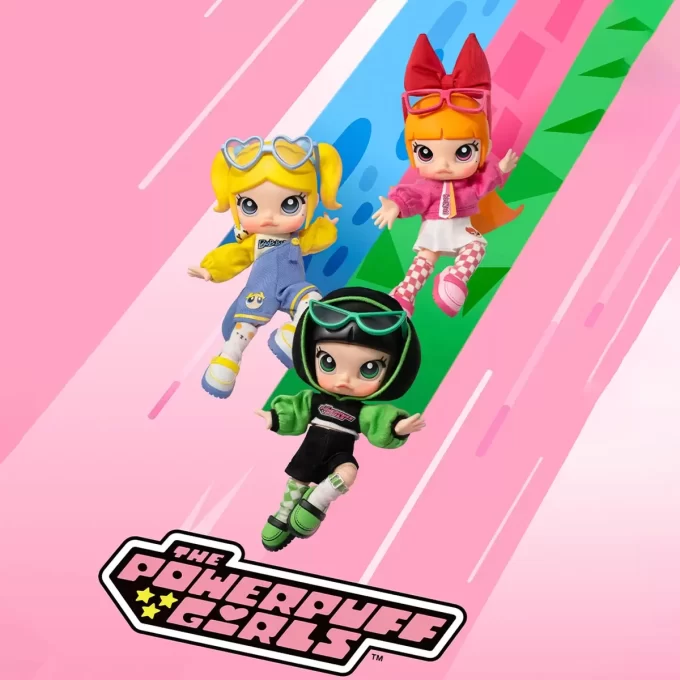 MOLLY × Powerpuff-jentene-serien actionfigur