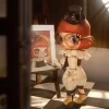 MOLLY viktoriansk maler 1/8 actionfigur